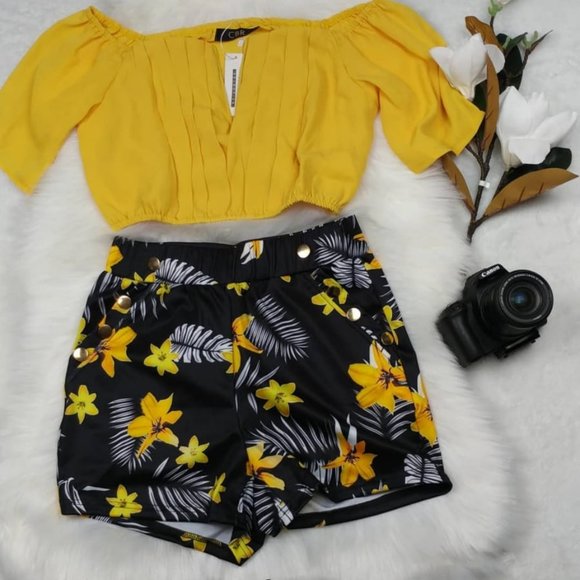 CBR Tops - Two Piece Sexy Top and Short Set